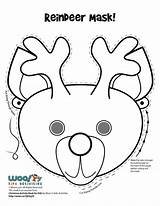 Reindeer Woojr Claus Rudolph Woo Reno Leerlo sketch template
