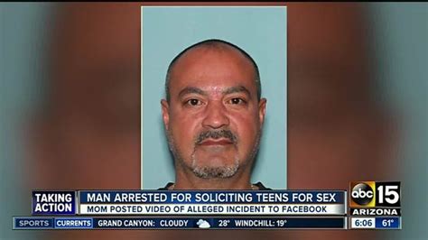 maricopa man arrested for soliciting sex from a teen and