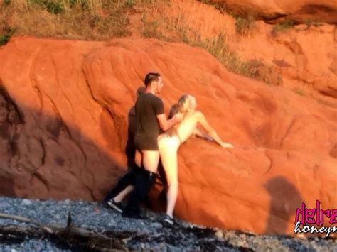 Amateur Couple Honeymoon Sex On The Beach Nova Scotia