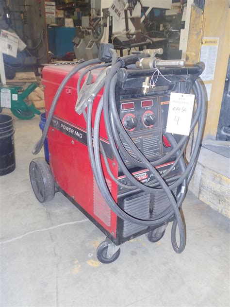 lincoln electric power mig  welder btm industrial