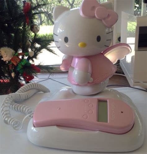 kitty home telephone pink  kitty house  kitty
