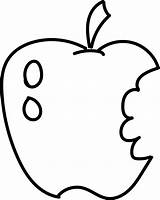 Apple Drawing Simple Apples Eating Coloring Drawings Line Fruit Worm Scegli Bacheca Una Getdrawings Clipartmag Paintingvalley Pages sketch template