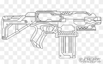 nerf gun coloring picture nerf gun coloring page black  white