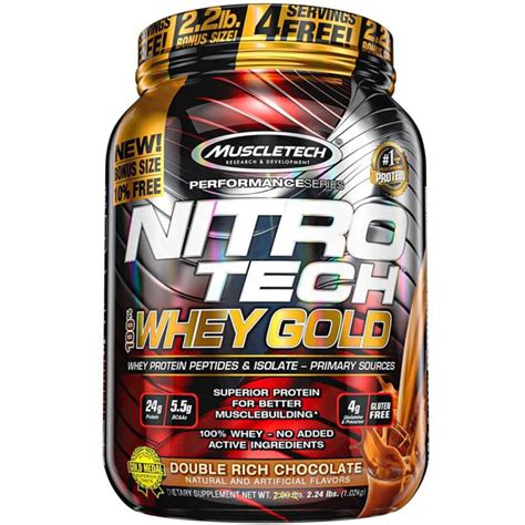 muscletech nitro tech  whey gold  nutrition