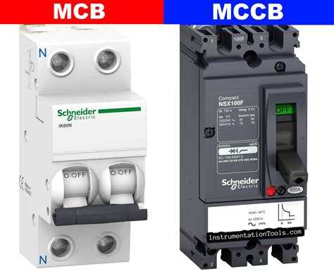 difference  mcb  mccb electrical tutorials