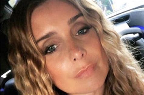 louise redknapp instagram jamie s ex flaunts curves in hot satin sheer jumpsuit strictly come