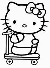 Kitty Hello Coloring Pages Printable Color Kids sketch template