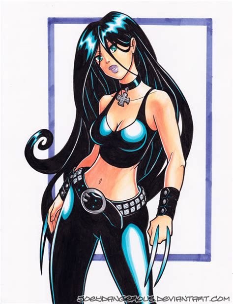 x23 pin up marker drawing by joeoiii on deviantart