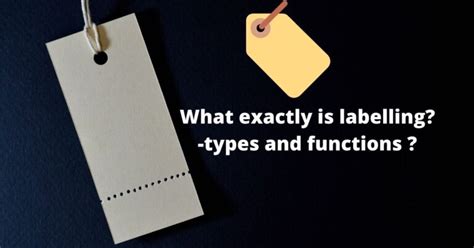 understanding labelling functions  types godigitalinfocom