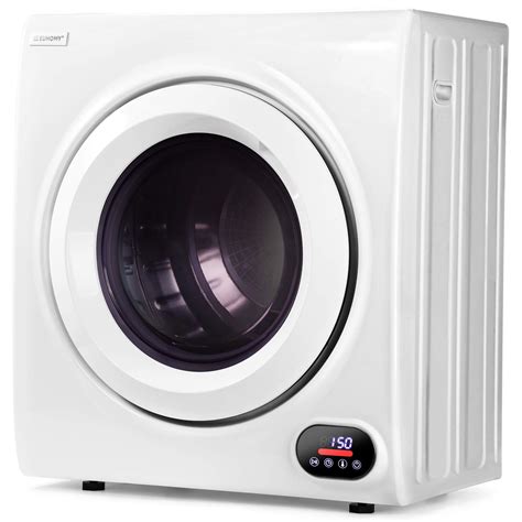 buy euhomy compact laundry dryer  cu ft front load stainless steel