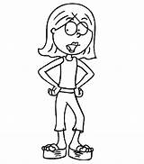 Mcquire Lizzy Mcguire Lizzie Coloring Pages sketch template