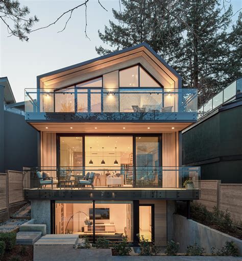 exterior  wood siding protects  modern house  canada