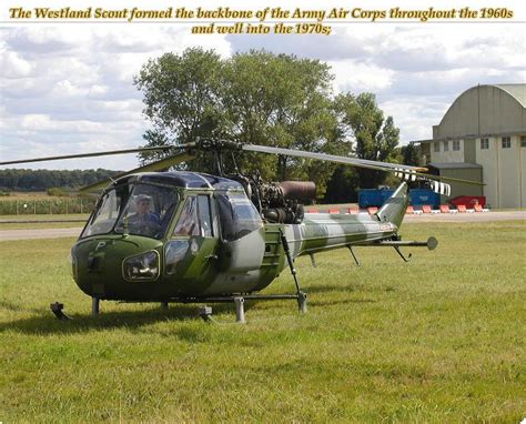 westland scout helicopter british army     proud   helped build