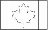 Flag Coloring Pages Printable Canada Canadian Colouring Kids Flags America North Template Colours Colors Sheets Getcoloringpages Gif American Crafts Large sketch template