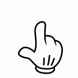 Finger Pointing Cartoon Clip Clipart sketch template