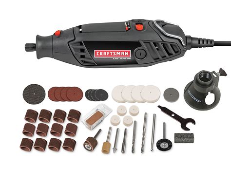 craftsman variable speed rotary tool kit  accessories included