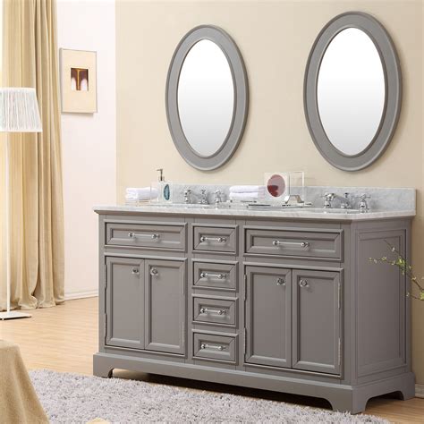 traditional double sink bathroom vanity gray finish