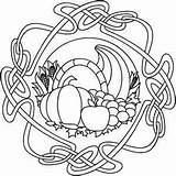 Mabon Wiccan Pagan sketch template