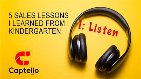 sales lessons  learned  kindergarten captello sales solutions