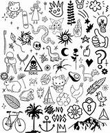 Tattoo Emo Doodle Aesthetics Doodles Coole Zeichnungen Stikers Sharpie Recrear sketch template