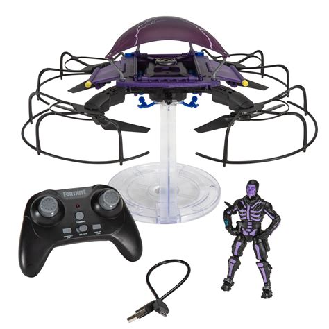 fortnite cloudstrike glider drone   skull trooper purple glow figure included brickseek