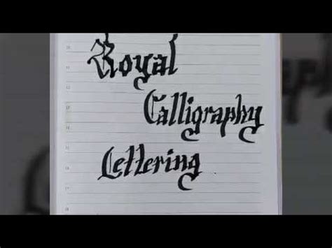 write royal calligraphy royal calligraphy beautiful hand