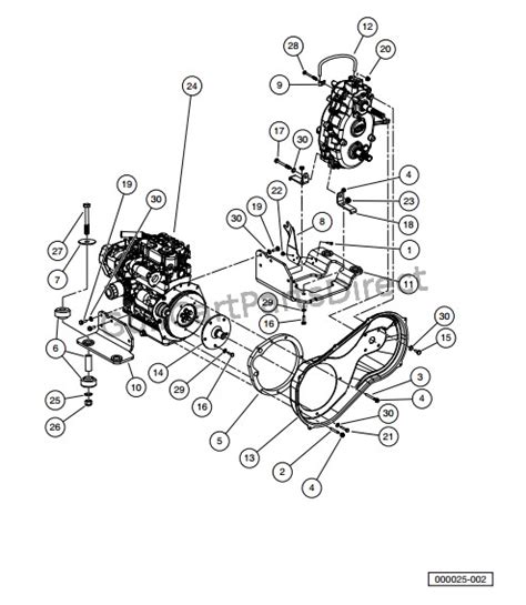 kubota  diesel engine mounting golfcartpartsdirect