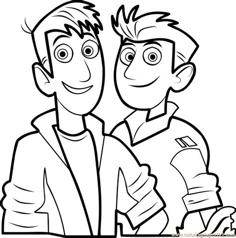 wild kratts coloring pages  print rtsg