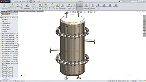 solidworks tutorial sketch chemical reactor  solidworks youtube