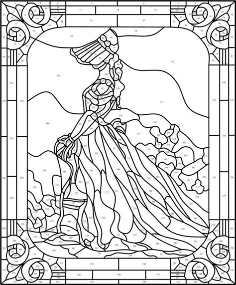 coloring book  adults stress relieving stained glass  svg file