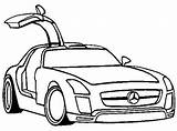 Mercedes Coloring Sls Amg Car Pages Drawing Cars Hot Gt3 Carscoloring Getdrawings Sports Line sketch template
