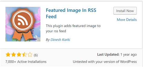 add featured image  wordpress rss feed  plugin