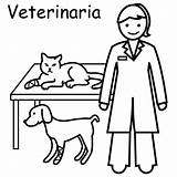 Veterinaria Veterinarios Veterinario Profesiones Aporta Aprender Deseo Pueda Utililidad sketch template