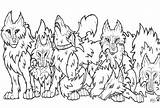 Getcolorings Deviantart Wolves Coloringhome sketch template