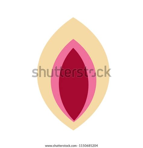 vagina icon vector illustration stock vector royalty free