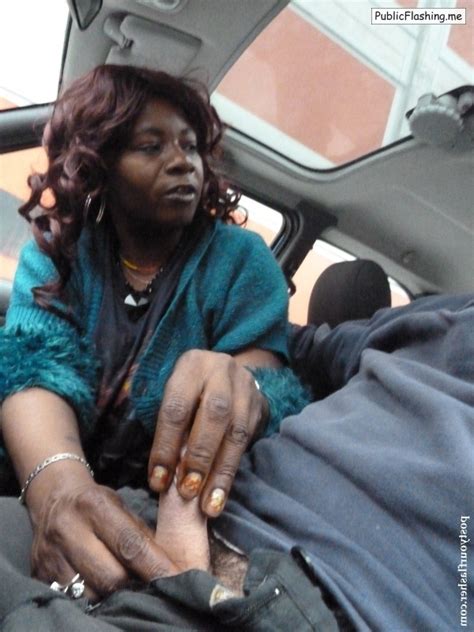 mature african whore handjob in a car
