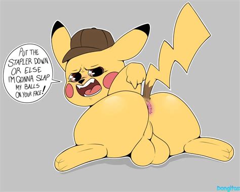 Rule 34 Anthro Anus Ass Balls Big Butt Detective Pikachu Detective
