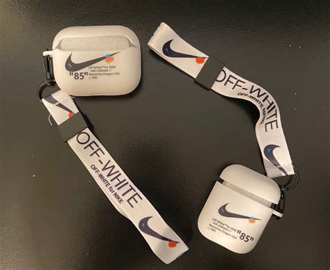 white  nike airpods case airpods   airpods pro etsy