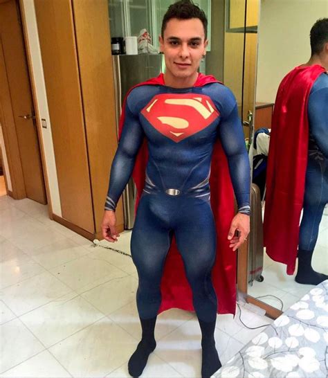 Super Bulge Male Cosplay Hot Cosplay Superman Suit Superhero Cosplay