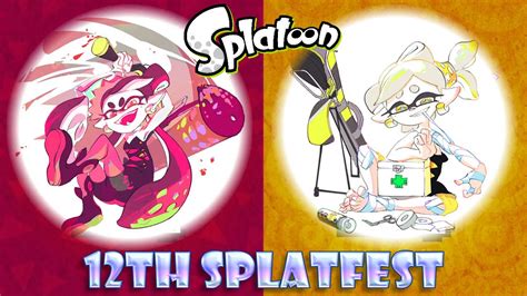 splatoon 12th splatfest japanese let s go all out vs take care of life battle youtube