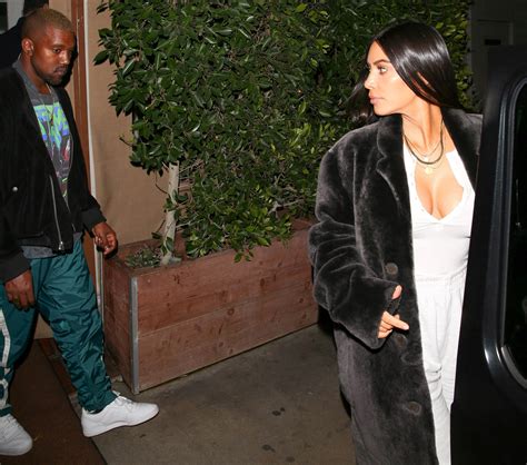 kim and kanye seen together for the first time in months e news