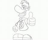 Rayman Coloring Pages Legends Printable Print Drawings Popular Drawing Games Coloringhome sketch template