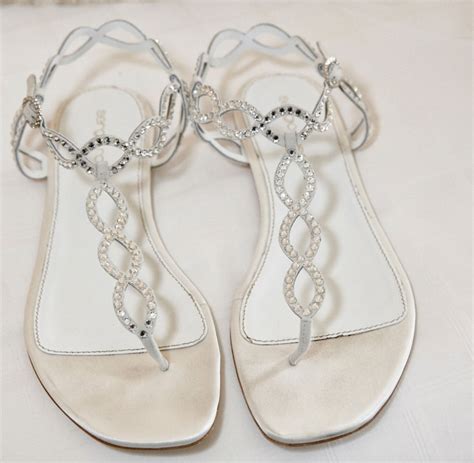 rhinestone sandals for wedding