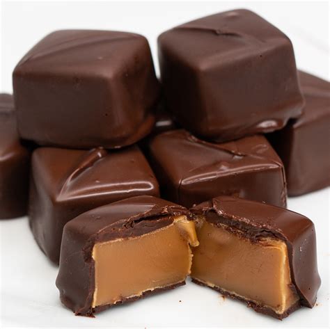 chocolate covered caramels