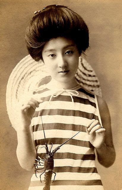 fotos antiguas de geishas posando en traje de baño rincón abstracto ヘイシャgeishas onna