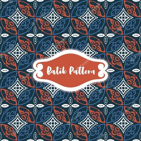 premium vector batik pattern backdround