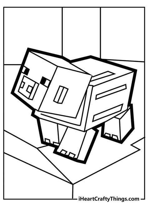minecraft coloring pages updated