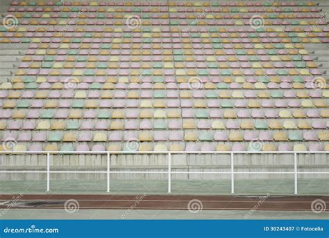football field seating stock image image  spectators