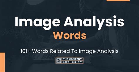 image analysis words  words related  image analysis