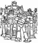 Coloring Pages Transformers Bumblebee Popular Color sketch template